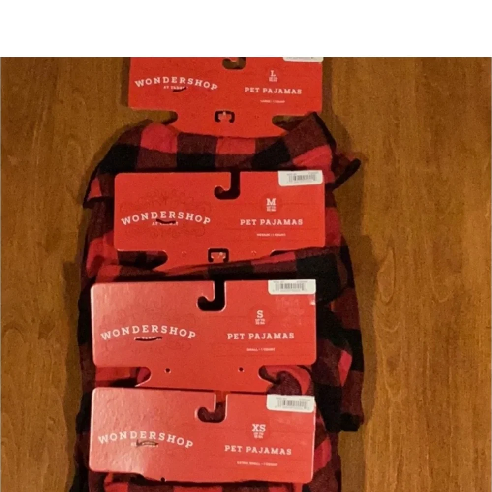 NWT❣️Buffalo Plaid Flannel Dog Cat PJs Target Wondershop Various Sizes. …